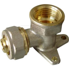 Уголок 16х1/2" ц/г с креплением Frap