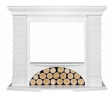 Портал 25 Village белый, белый кирпич (Royal Flame)