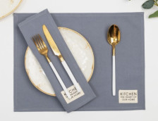 Набор салфеток саржа Kitchen синий 30х40 см 2 шт Этель