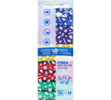 Губка для посуды Мистер Бульк XL 10шт