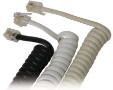 Шнур телефонный витой 7,5м(FD-6120) бел