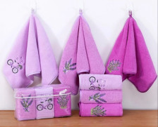 Набор салфеток микрофибра 25х50 - 6 шт Лаванда Sonnet