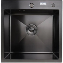 Мойка врезная 50х50 (3,0/0,8) h=210 графит Marrbaxx