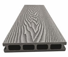Доска террасная Eurodeck 3D ELITE серый (4000х139х25мм)