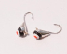 Мормышка вольфрамовая KUTBERT "Капля с отверстием" d2.5, 0,25гр, цвет никель (3) 305480