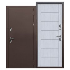 Дверь ISOTERMA Медный антик/астана милки 960х2050 Левая (11см)