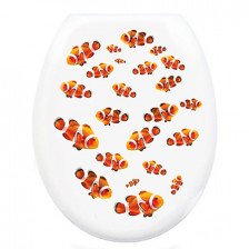 Сиденье для унитаза NNN-Exclusive Фотопринт РЫБКИ