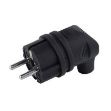 Вилка угловая 16А с заземл каучук TOKOV ELECTRIC TKE-C05-KVU-Z