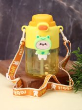 Бутылка для воды 800 мл Cute animal, frog, yellow HZ-040-01