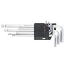 Набор шестигранников удлиненные с шаром HEX 9шт 1,5-10 мм TOTAL INDUSTRIAL THT106292