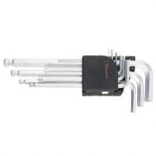 Набор шестигранников удлиненные с шаром HEX 9шт 1,5-10 мм TOTAL INDUSTRIAL THT106292