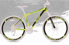 Велосипед горный Aist Slide 3.0 29" 27 скоростей, алюминиевая рама 19,5",черно-зеленый ( 29")
