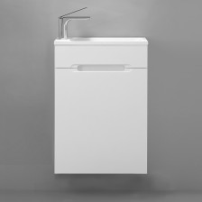 Тумба с раковиной Modul -50 подвесная, белая