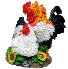 Фигура Куриная семья 28х34см F353