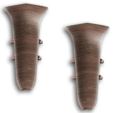 Угол внутренний Идеал Классик орех темный 70 мм