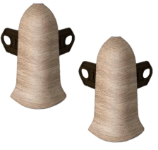 Угол наружный Идеал Классик дуб беленый с кронштейном 55 мм