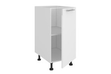 Тумба кухонная 400х510х820 мм левый/правый без столешницы Латте Белый