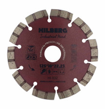 Диск алмазный 125х22,23х2.0х10 Hilberg Industrial Hard TRIO DIAMOND HI802 