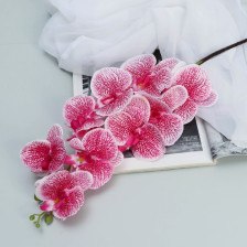 Цветы искусственные Орхидея тигровая 90см красно-белый 2337945