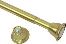 Штанга для душа 1,22-2,18м Decor Collec без колец DC008  матовое золото