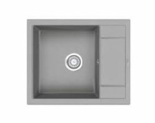 Мойка 600х500мм искусственный камень базальт GR-6002