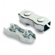 Зажим для стальных канатов двойной оцинкованный 4 мм (упаковка)