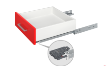 Направляющие шариковые 8781/350 мм полн выдвиж с довод скрыт монтажа