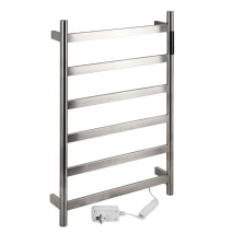 Полотенцесушитель KRAFTTE электрический 480х730х90мм матовый хром 75W, 220V, нерж сталь 44044