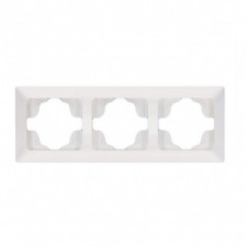 Рамка 3-м NE-AD Aras 93-10-17 белый горизонтальная 