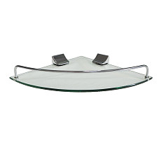 Полка стеклянная угловая 1-ярусная 10101