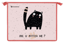 Папка для тетрадей 1 отд А5 Schoolformat Кот-ворчун пластик, на молнии