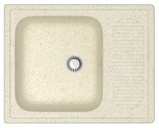 Мойка 635х490 искусственный камень бежевый 15/Q2