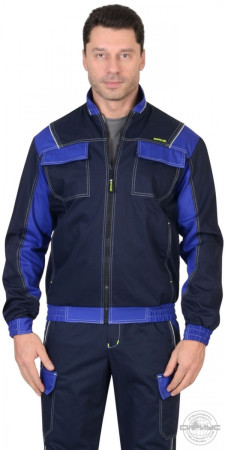 Куртка Карат темно-синий/васильковый размер 52-54/182-188