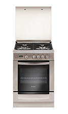 Плита газовая Гефест 6100-04 0004 (60x60x85см)(цвет:нерж сталь, варочная поверхность:нерж сталь)