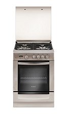 Плита газовая Гефест 6100-04 0004 (60x60x85см)(цвет:нерж сталь, варочная поверхность:нерж сталь)