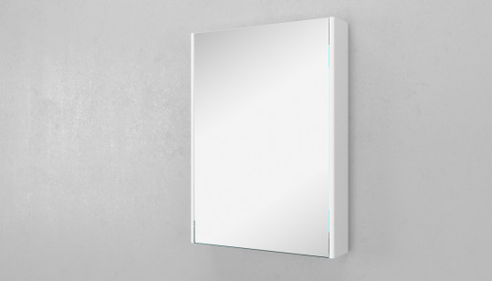 Зеркало со шкафчиком Klaufs -60 белое
