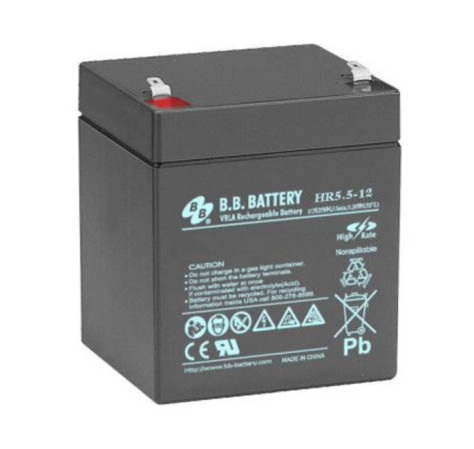 Аккумулятор 12В 5,8А/ч HR BB Battery