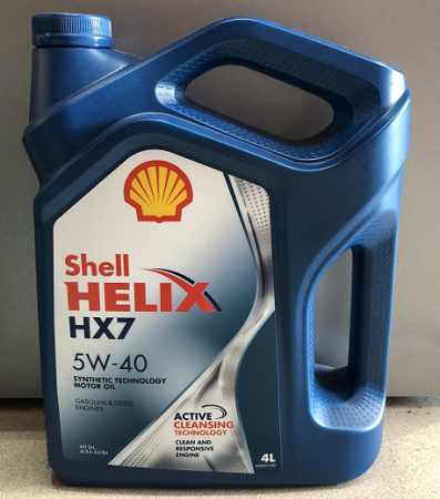 Масло моторное SHELL HELIX HX7 5w40 (PLUS EXTRA) API SM/CF 4л синт