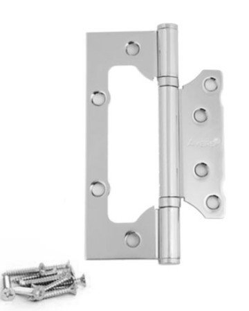 Петля неврезная Avers 125х75х2,5-B2-CR хром