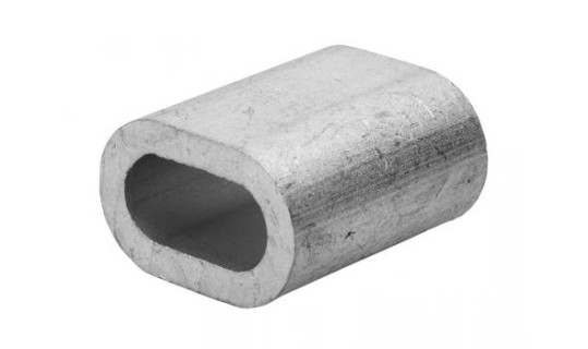 Зажим для стальных канатов алюминиевый 5 мм (упаковка)