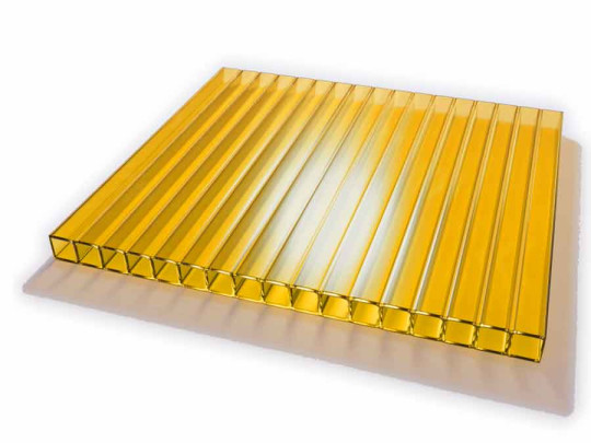Поликарбонат 4мм желтый Ultramarin(12х2,1)