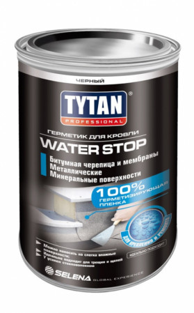 Герметик для кровли Титан WATER STOP 1 кг