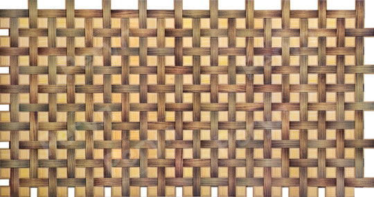 Панель пластик плетенка Орех 957х480мм
