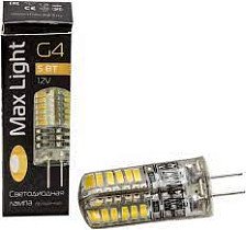 Лампа светодиодная  G4 12V 5W/6000 Max Light
