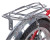 Велосипед NOVATRACK 18", URBAN, красный, защита А-тип, тормоз ножной, крылья и багажник хромированные
