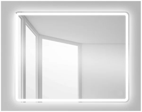 Зеркало с подсветкой SPC-MAR-1000-800-LED-TCH, 12W, 220-240V  сенсорный выкл (100х60х3)