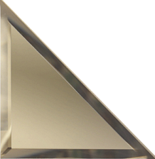 Плитка зеркальная (300х300) ТЗБ1-04 треугольник бронза (ДСТ, Россия)