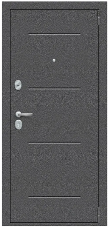 Дверь входная Porta R-2 104/П28 Антик серебро/ривьера айс 880х2050 Правая 8см