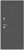Дверь входная Porta R-2 104/П28 Антик серебро/ривьера айс 880х2050 Правая 8см