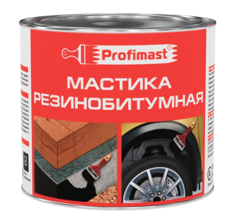 Мастика резинобитумная (2л/1,8кг) Profimast